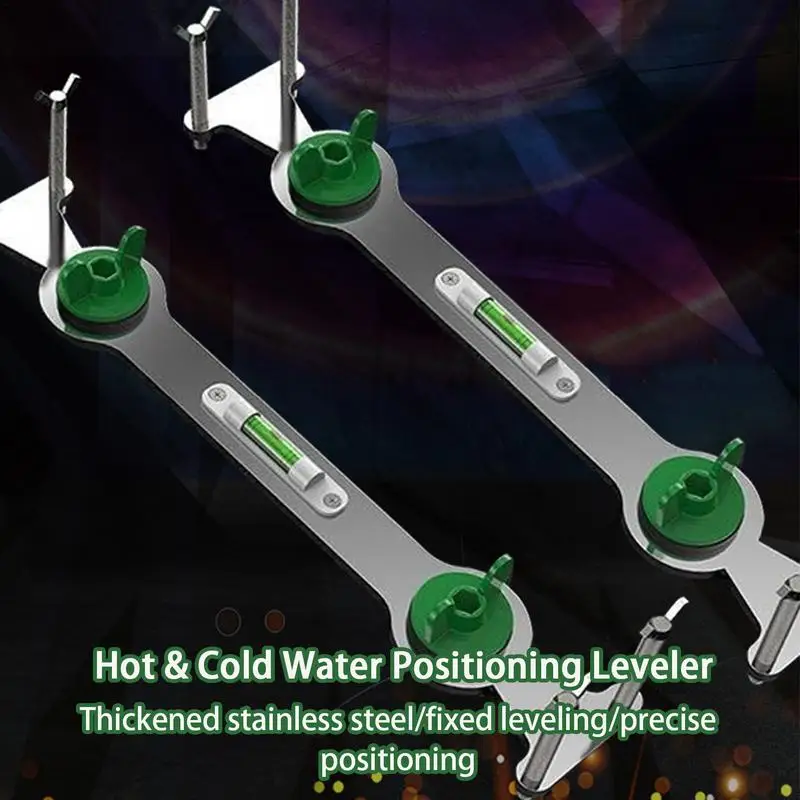 Hot And Cold Water Pipe Leveler Stainless Steel Shower Heads Location Portable Bathroom Wrench Water Pipe Leveler Spanner