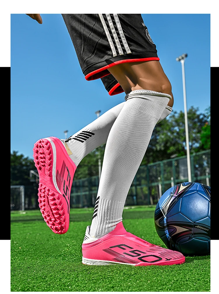 Neue Herren-Fußballschuhe Rutschfeste Sneakers Trainingsschuhe Bestseller Fußballstiefel Leichte Hochwertige Rasenplatzschuhe Mittelhohe Outdoor-Schuhe – Detail 19