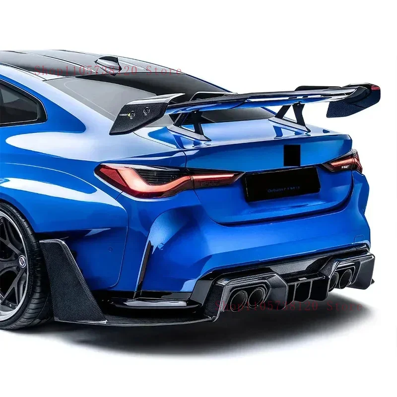 Factory Hot Selling Carbon Fiber Rear Bumper Spoiler With Diffuser Lip Body Kit 4 Seri G0 G G M4 +