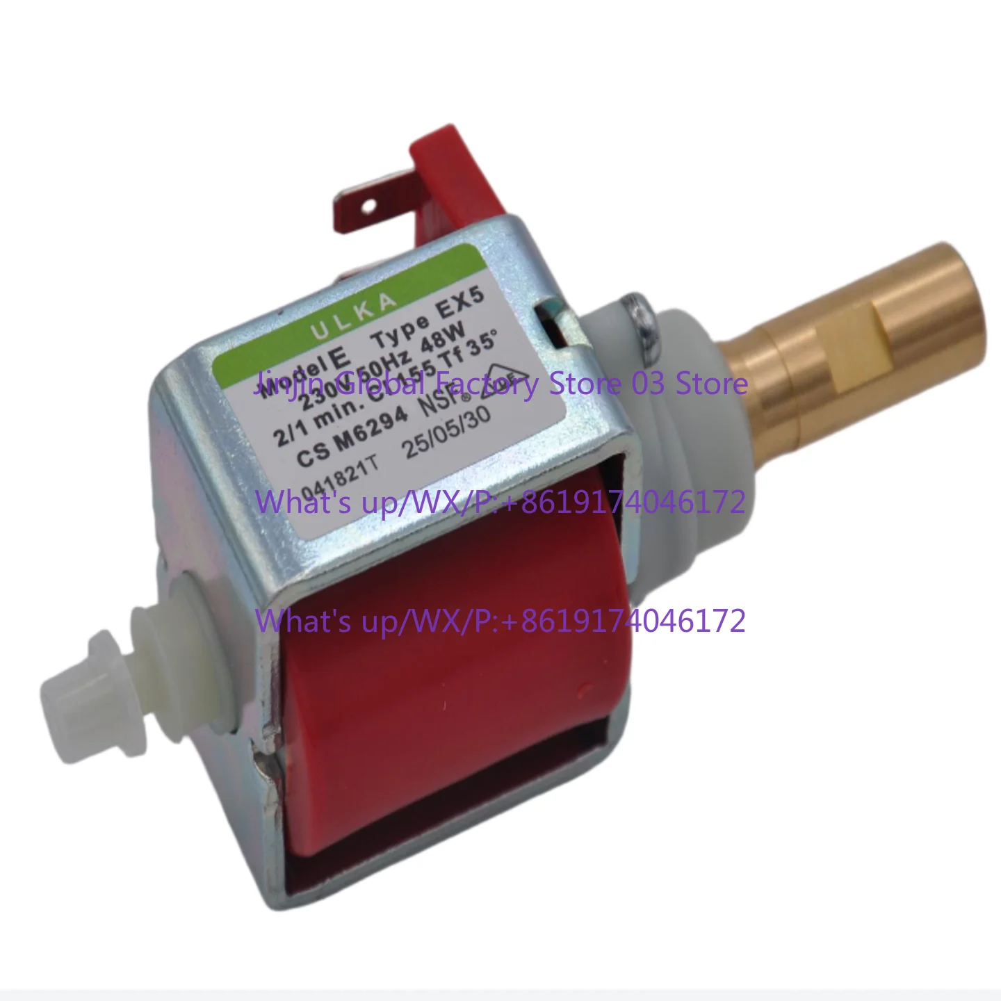 

EX5 electromagnetic pump cleaning machine water pump coffee machine water pump medical apparatus cleaning 230V original