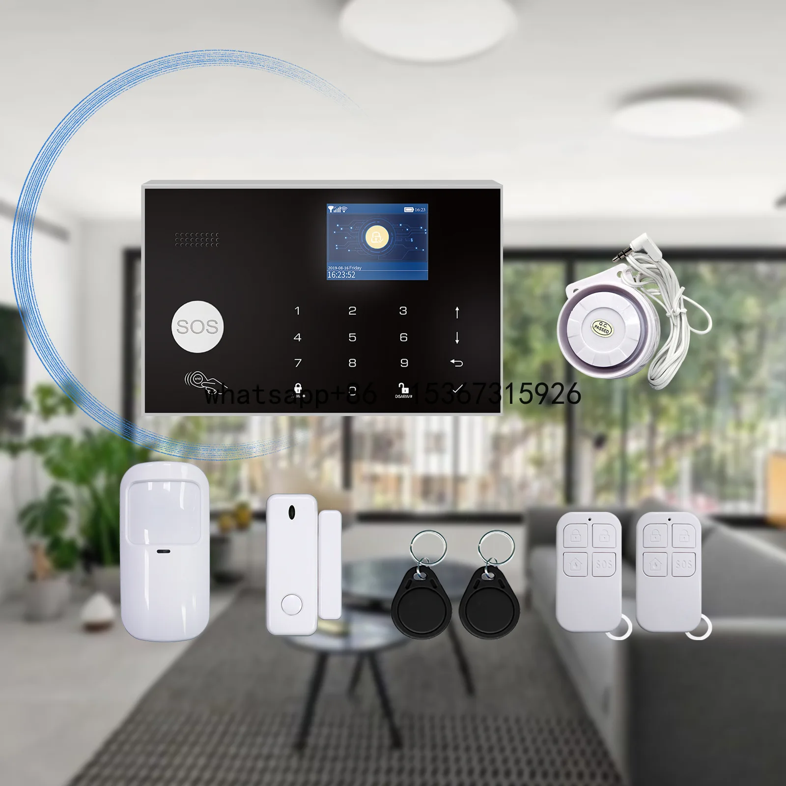 Smart WIFI GSM Alarm System,Wireless Home Security System