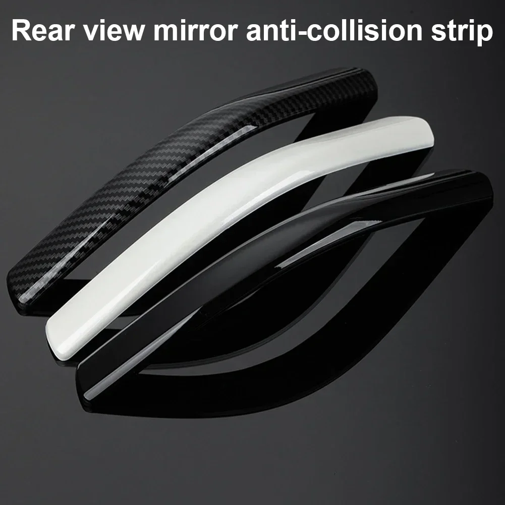 2PCS Car Rearview Mirror Protector Edge Protection Buffer Trim Strip Mirror Anti-collision Strip for Tesla Model 3 Highland Y