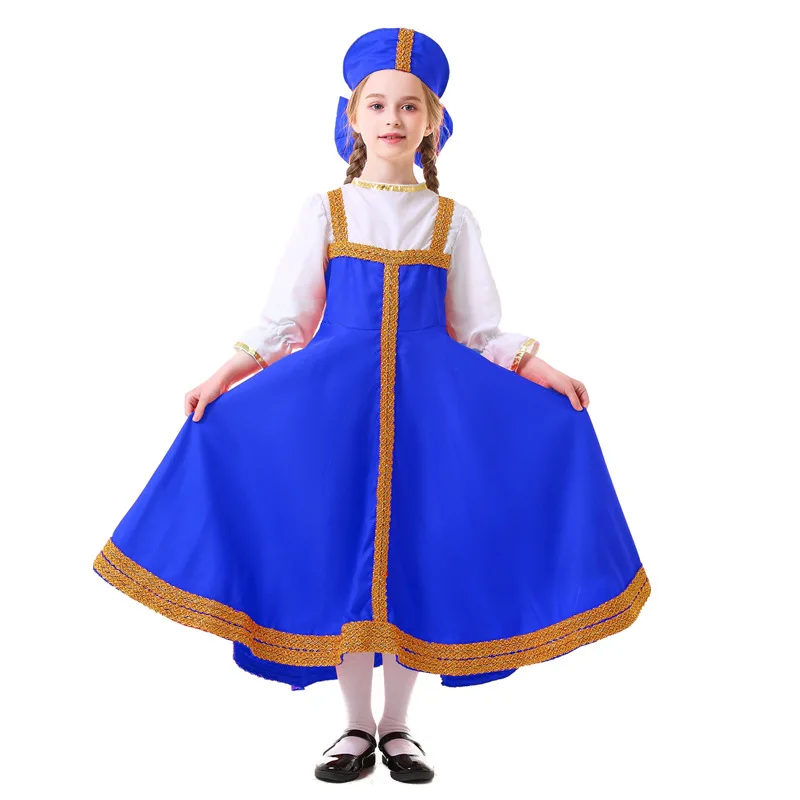 

Аутентичный русско-украинский народный костюм для взрослых и детей, традиционный наряд для ролевых игр