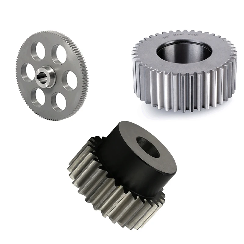 High Precision CNC Alloy Stainless Steel 45 Degree Differential Bevel Gear Sets For 3D Printing Robot