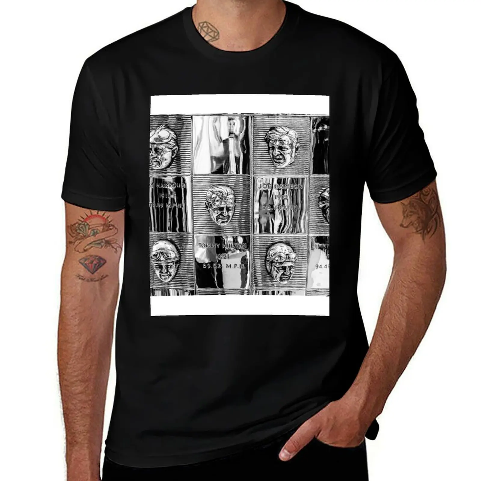 

Borg-Warner Trophy Indianapolis 500 T-Shirt cute clothes blue lock mens clothes