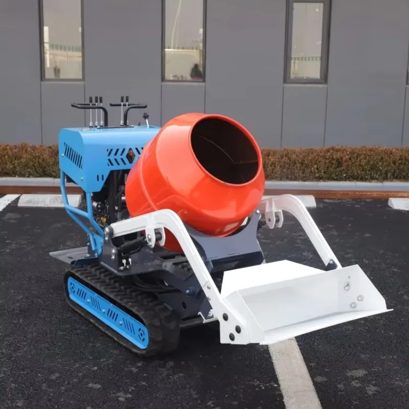 High-efficiency and Multifunctional Premixed Crawler Concrete Mixer Truck With Mixer Truck Pump