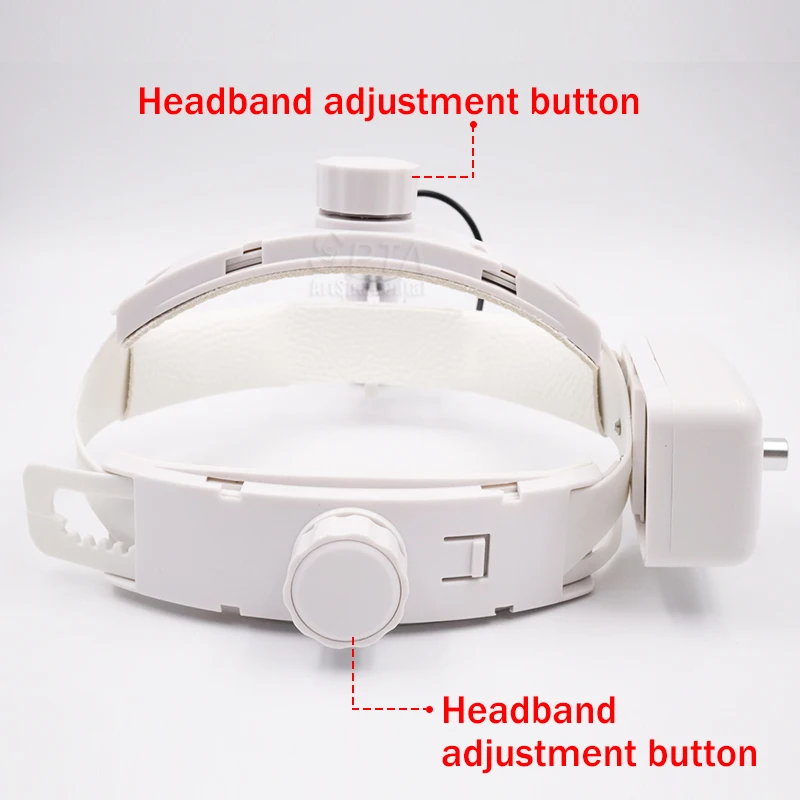 Dental 5W LED HeadLight With Removable Lithium Battery Dentistry Lab Headlamp Adjustable Light Point For Binocular Loupes