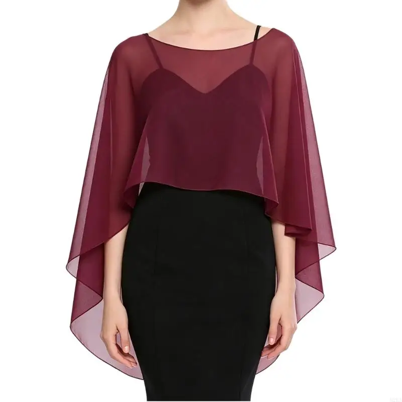 2026 New Summer Layering Shawl Wrap in Sheer with Flowing Drape for Travel, Daily Commute and Outdoor Use Daily