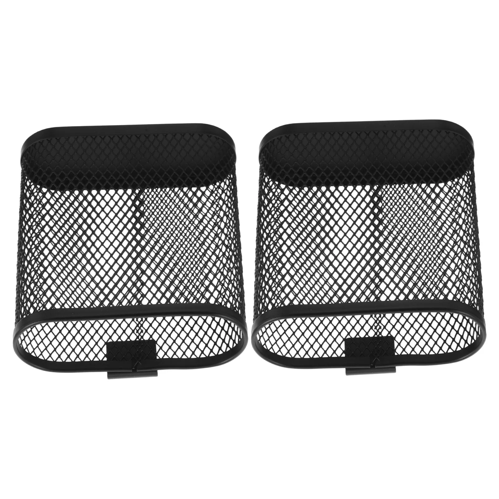 

Набор из 2 металлических подставок для ручек и карандашей с овальной сетчатой конструкцией для офисного стола, органайзер для канцелярских принадлежностей с функцией подвешивания