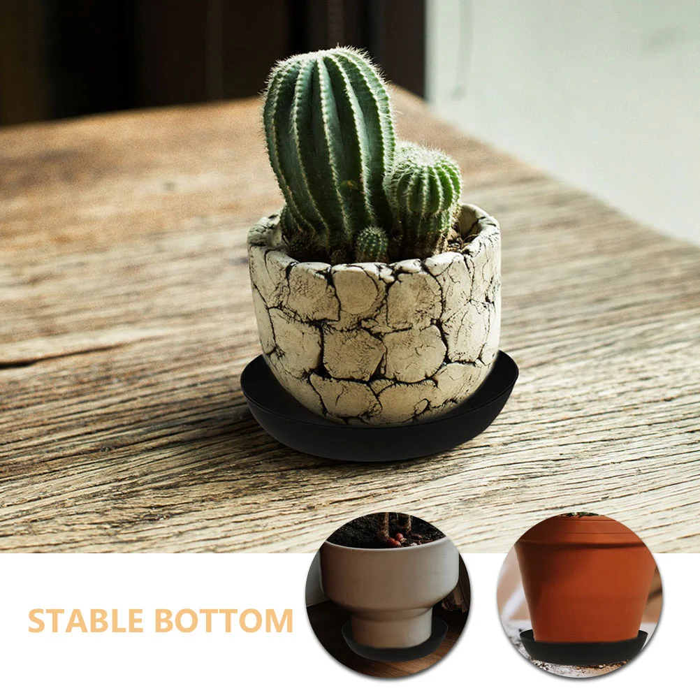 10 Pcs Succulent Plastic Drip Tray Plant Water Catcher Large Saucer Flowerpot Saucers for Indoors Base Trays Potted Plants