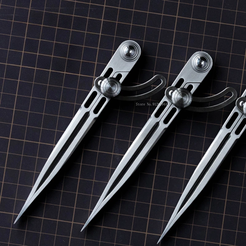 مقياس تباعد الفولاذ المقاوم للصدأ متعدد الوظائف ، مقياس حافة قابل للتعديل ، DIY بها بنفسك الحقائب الجلدية والأحذية وأدوات صنع الحزام