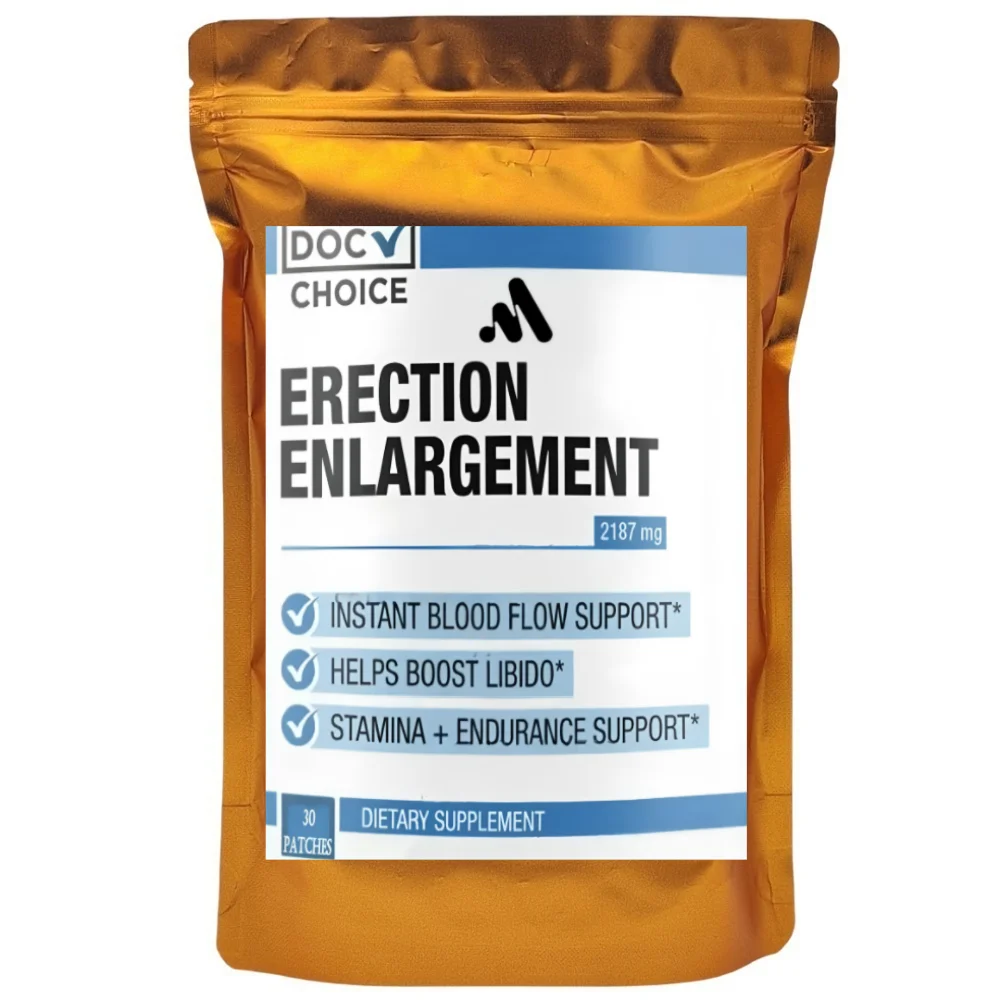 Performance Enlargement for Men Transdermal Patches,enlarger, Bigger,longer,growth,thicker 30 Patches