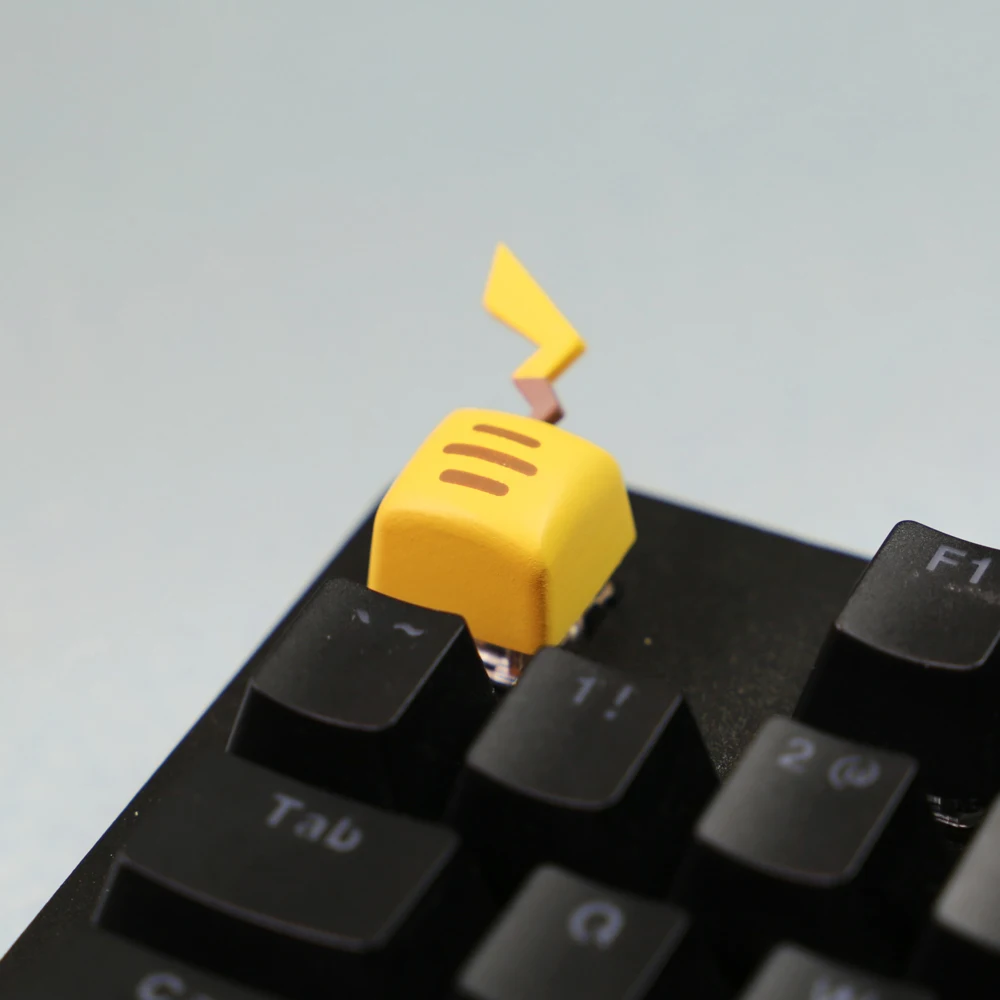 1pc Cartoon Personality Tail Gaming Keycap Elves Keycaps festival gift For Cherry MX Mechanical Keyboard Key Cap