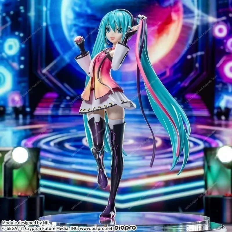 100% Original SEGA Hatsune Miku Project DIVA MEGA 39s Star Voice Luminasta Anime PVC Action Figure Collectible For Fans In Stock