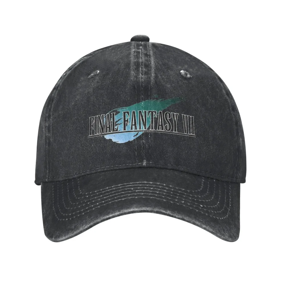 2025 الصيف فاينل فانتسي السابع FF7 ميرش قبعة بيسبول الرجال النساء عادية مضحك ألعاب الفيديو قبعات قبعة قابل للتعديل قبعة سائق الشاحنة #2