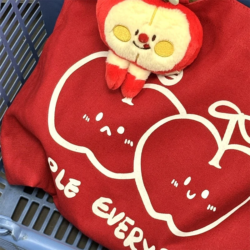 أنيمي الحب و Deepspace Caleb تأثيري الكرتون لطيف حقيبة كتف Itabag حقيبة يد ركاب عالية السعة حقيبة قماش قنب هدية عيد الميلاد