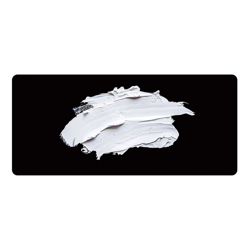 FBB Mouse Pads Oil Painting Design Non-Slip Laptop Pad Desk Computer Game Mouse Pads PC Accessories Desk Mat Gray and Black