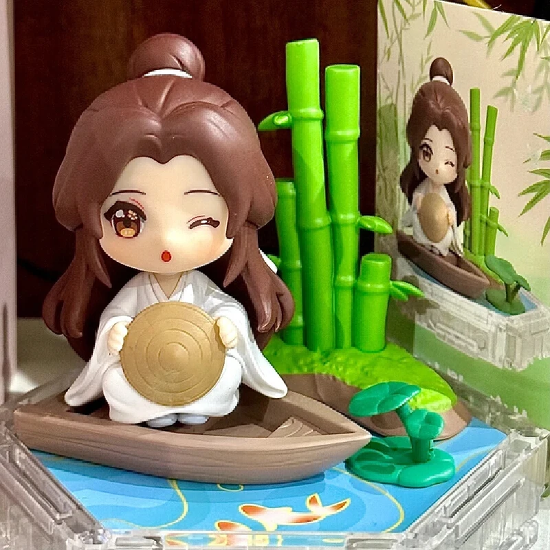 

Оригинальная слепая коробка Heaven Official’S Blessing Amine, фигурка четыре сезона Xie Lian, экшн-сюрприз, ПВХ, украшение для рабочего стола, подарки, игрушка