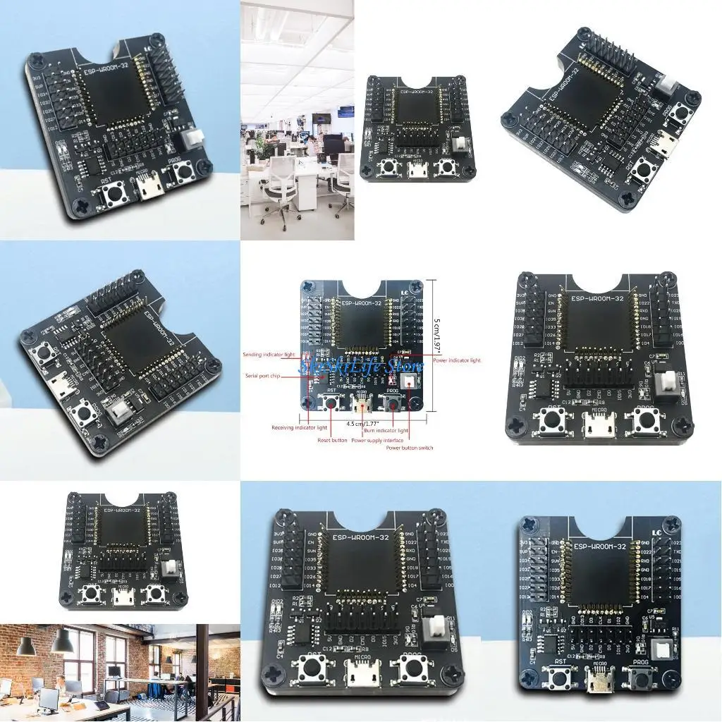 

E65E ESP32 ESP-WROOM-32 Test Board Burn Fixture For ESP-32 Module