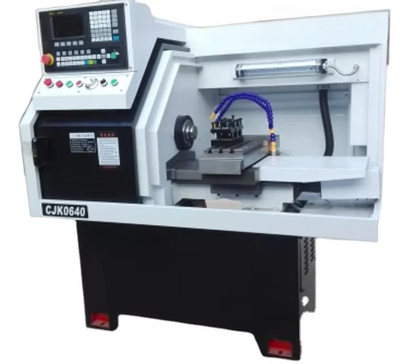 China CK0640 CNC Lathe Fully Automatic Mechanical Processing Equipment, Automatic Loading and Unloading, Lathe Feeder