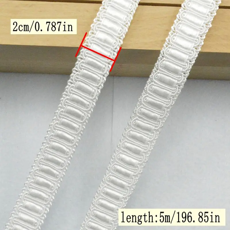 5 meter/16.4Ft per pak nieuwe kant met kledingaccessoires retro doe-het-zelf ambachten dameskleding gordijnen kleding stiksels haaklijn kant