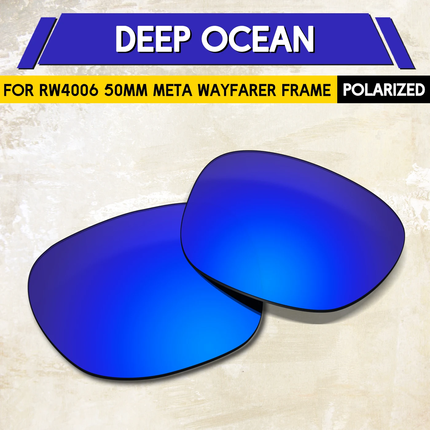 Suitable for Meta Wayfarer RW4006 50mm Replacement Lenses Compatible With RW4006 50mm Sunglasses Frame