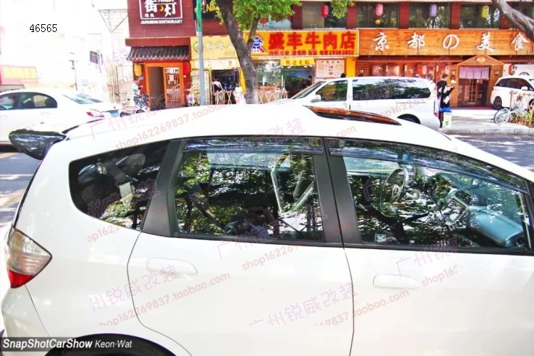 مناسبة لهوندا 09 | 10 | 11 | 12 Fit SPOON Tail/Fit GE6 GE8 ملعقة من ألياف الكربون الذيل العلوي الجناح 2025 #6