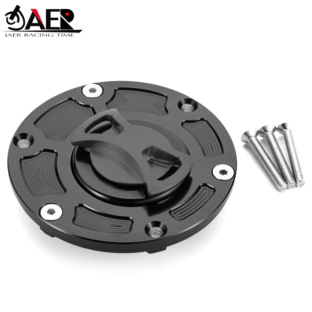 CNC Aluminum Fuel Tank Cap Cover for Kawasaki Ninja 300 EX300 2013-2017 Ninja 250 EX250 2008-2014