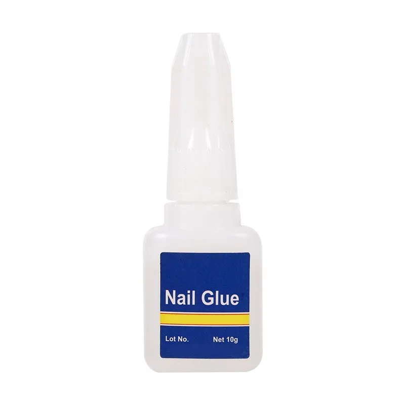 1pc False Nail Rhinestone Glue 10g Nail Art Glue Fast-Dry Adhesive False Nai Tips Ail Glue for 3D Decoration Tip Manicure Tool