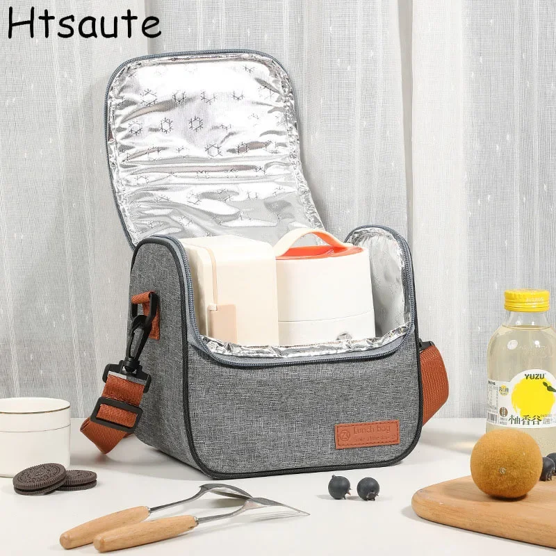 Thickening Insulated Lunch Bag Child Bags For Women Men Reusable LunchBag Adjustable borsa termica insulated lunch bagS