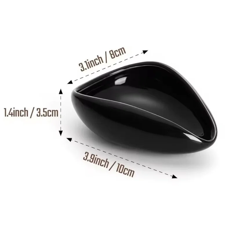 Coffee Bean Dosing Cup Ceramic Dosing Vessel Measuring Tray Kit for Coffee or Tea, Espresso Accessories
