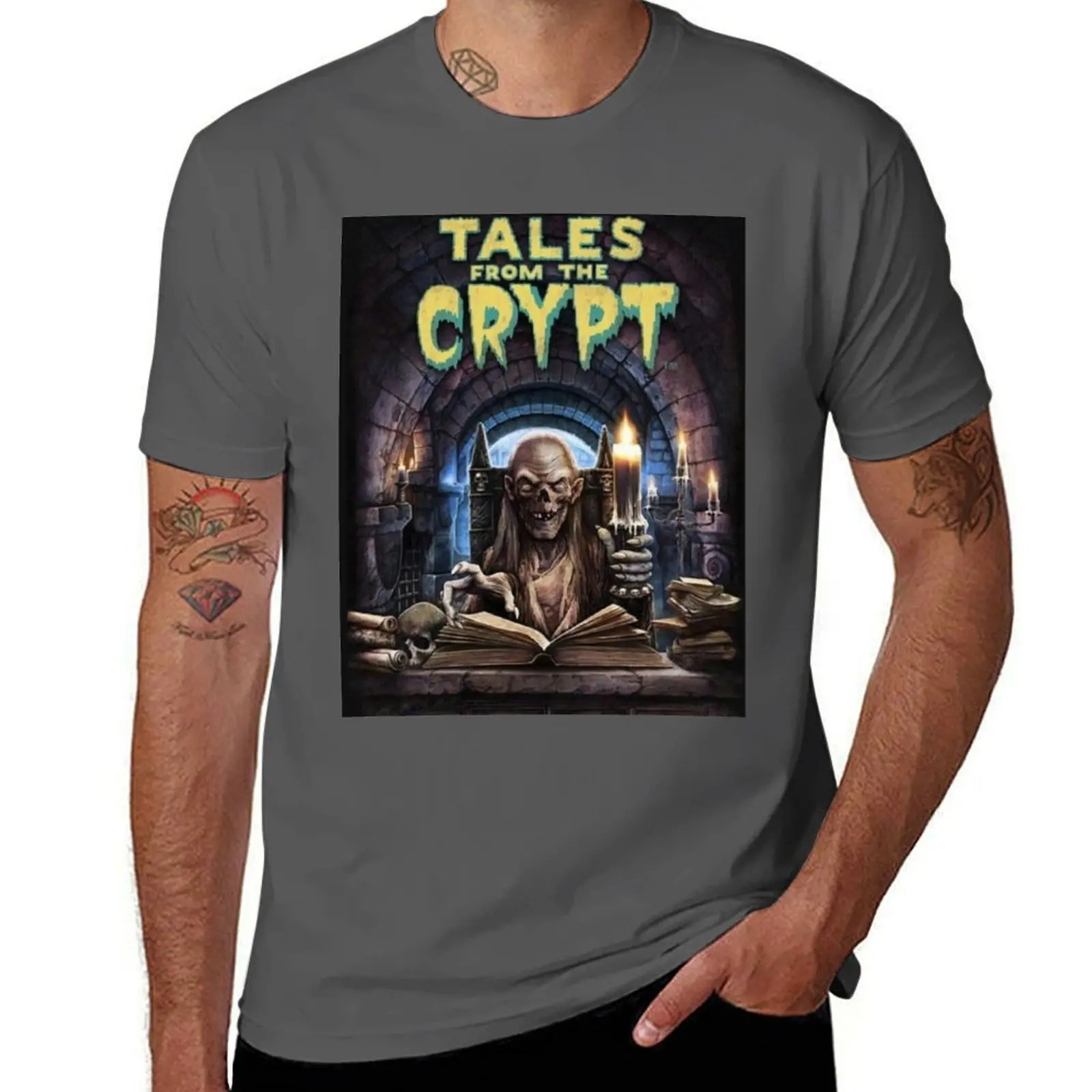 

Tales From The Crypt Skull T-Shirt Simple Trendy Casual T-Shirt