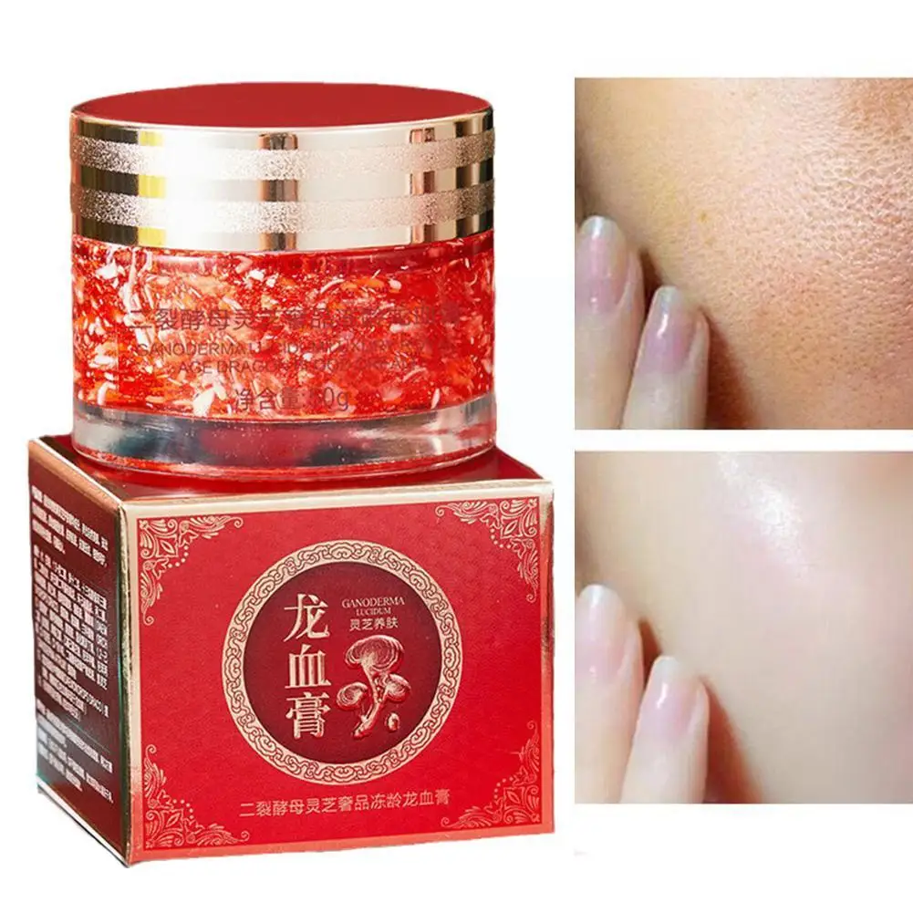 

50g Dragon Blood Face Cream Refine Pores Brighten Skin Serum Anti Fine Reduce Cream Whitening Lines Wrinkles Moisturizing A H6J0