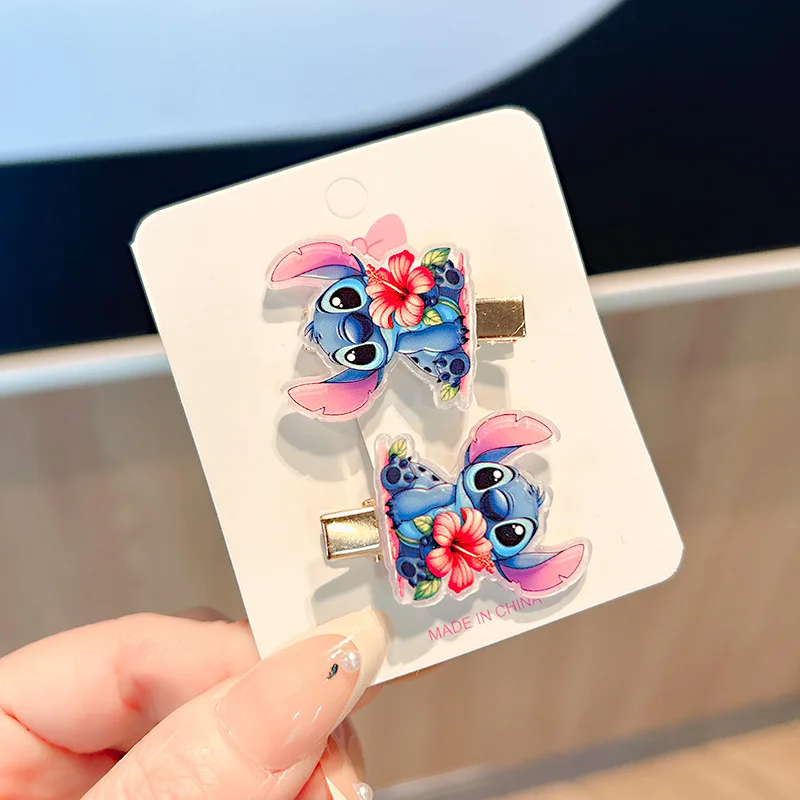 مشبك شعر للفتيات من Lilo & Stitch، مشبك شعر كرتوني لطيف على شكل حلوى ملونة، إكسسوار شعر للفتيات، هدية عيد ميلاد