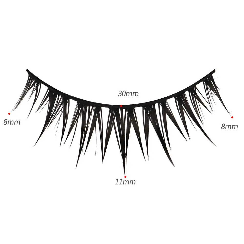 ดูเปียก Manga Lashes แต่งหน้าสไตล์ญี่ปุ่น Masquerade Party Eyelash Extension คอสเพลย์สร้างแต่งหน้าสวยขนตาปลอม