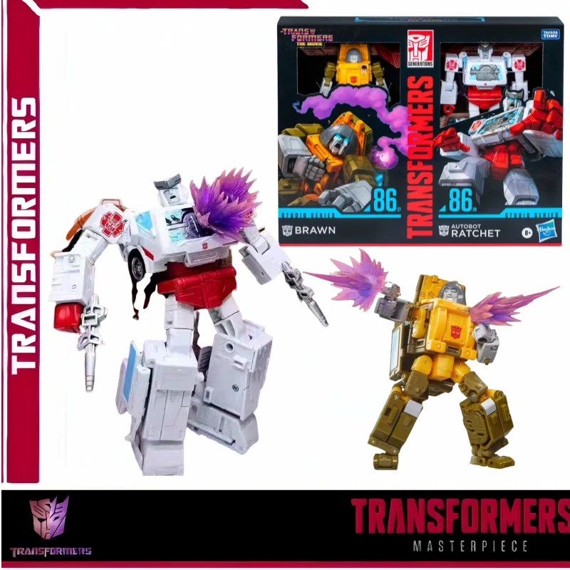 

In Stock Hasbro Transformers Studio Series Deluxe Transformers Movie Version Brown and Autobot Ricky 2 Pack Hobby Collectible