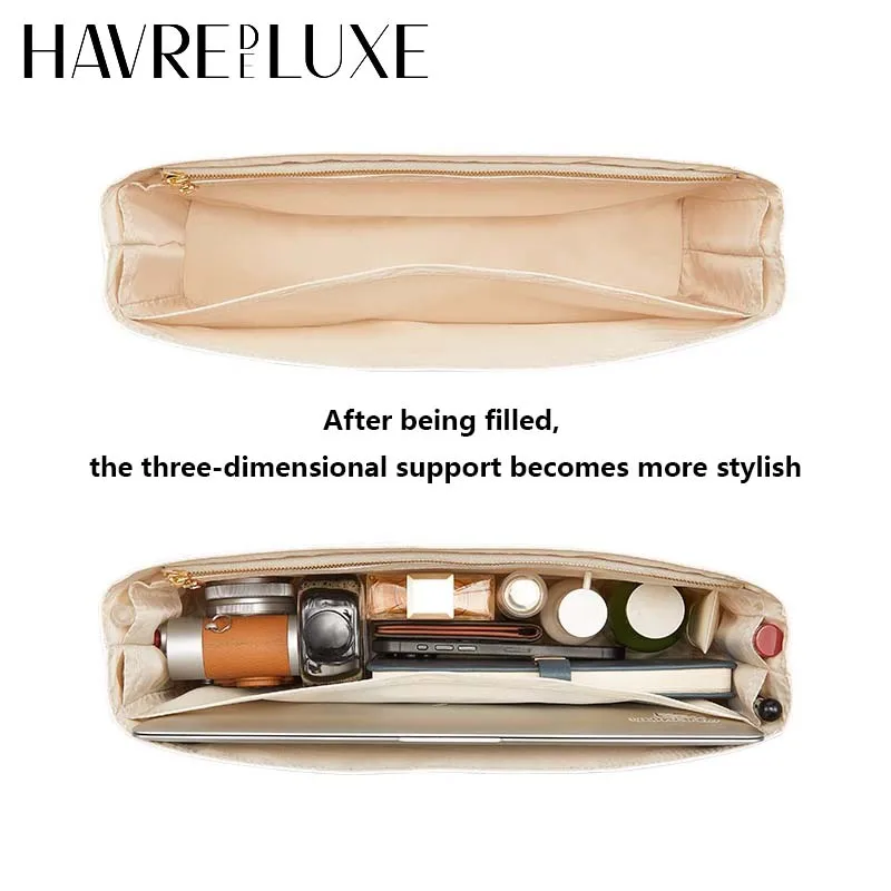 Bag organizer insert for Le Pliage Briefcas DuPont paper ultra lightweight waterproof bag support handbag insert bag accessories