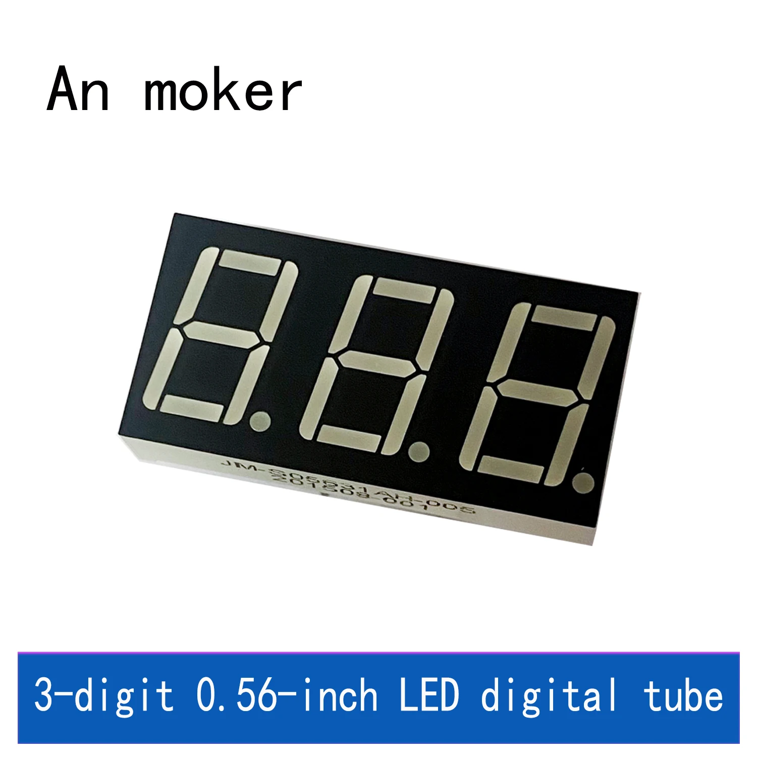 4PCS 0.56 inch LED digital tube 3 digits  3 ultra-bright red display red tube