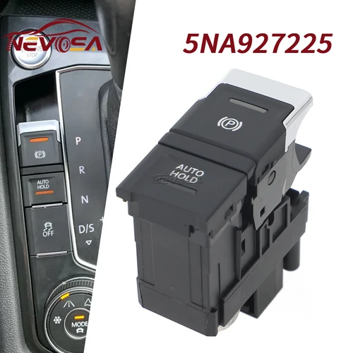 5NA927225 para VW Tiguan Mk2 2017-2022 Seat Tarraco 2019 freno de mano electrónico de coche botón de interruptor de freno de mano de estacionamiento 5NA927225A