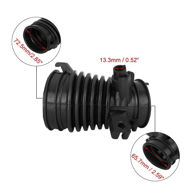 Manguera de entrada de aire para coche, accesorios de tubo de flujo de aire para Honda Civic 1.8L, 2012-2015, 17225R1AA01, piezas de automóviles, compatible con Acura ILX 2.0L, 2013-2015