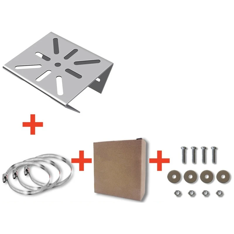 Outdoor Camera Bracket, Duckbill Pole Mount Adapter Plate, Crossbar Hoop Stand for CCTV Bullet Camera Vertical Pole Installation