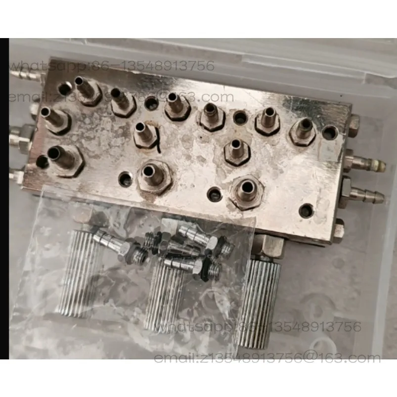 Triple diaphragm valve for dental chair, gas control/turbine integrated valve, spot quick delivery