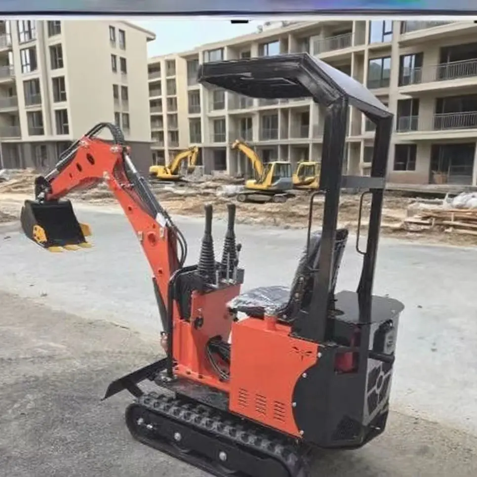  Compact 0.8-Ton EPA-Approved Tailless Excavator: Customizable for Urban & Landscaping Work Highly skilled in exploration