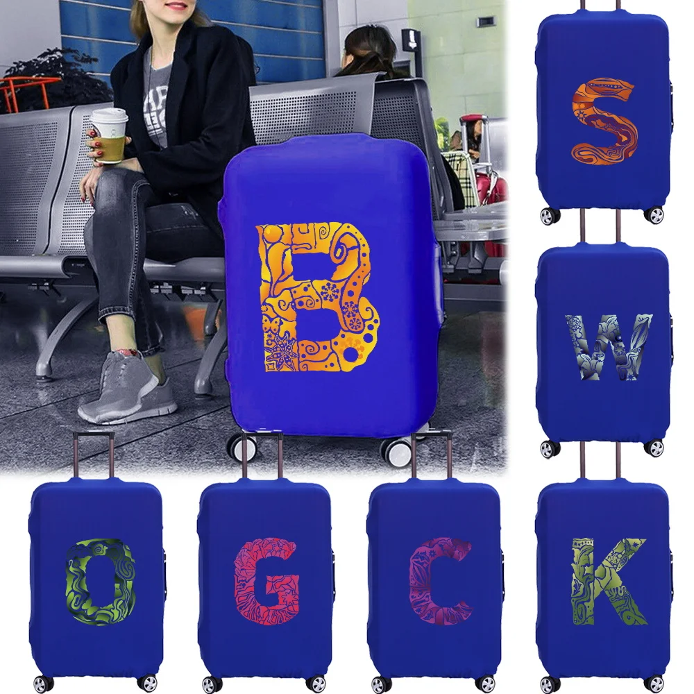 

Travel Luggage Protectives Cover Elastic Dust-proof Thicken Trolley Covers for 18-32 Inch Suitcase Cases Engrave Image Letters