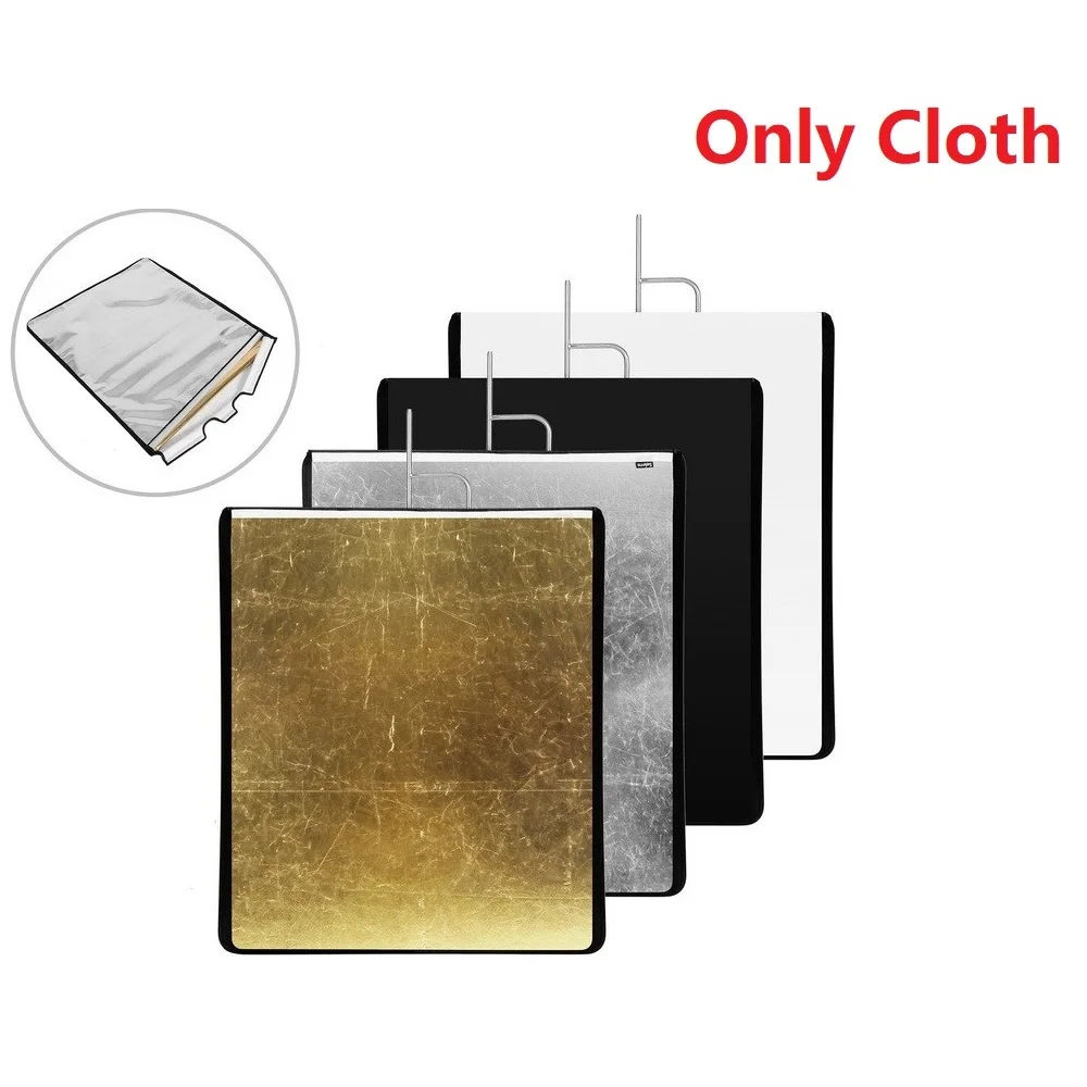 Meking Pro Video Studio Stainless Flag Panel Cloth Reflector Diffuser Only Cloth Quick Removal For Photography Portrait Shooting