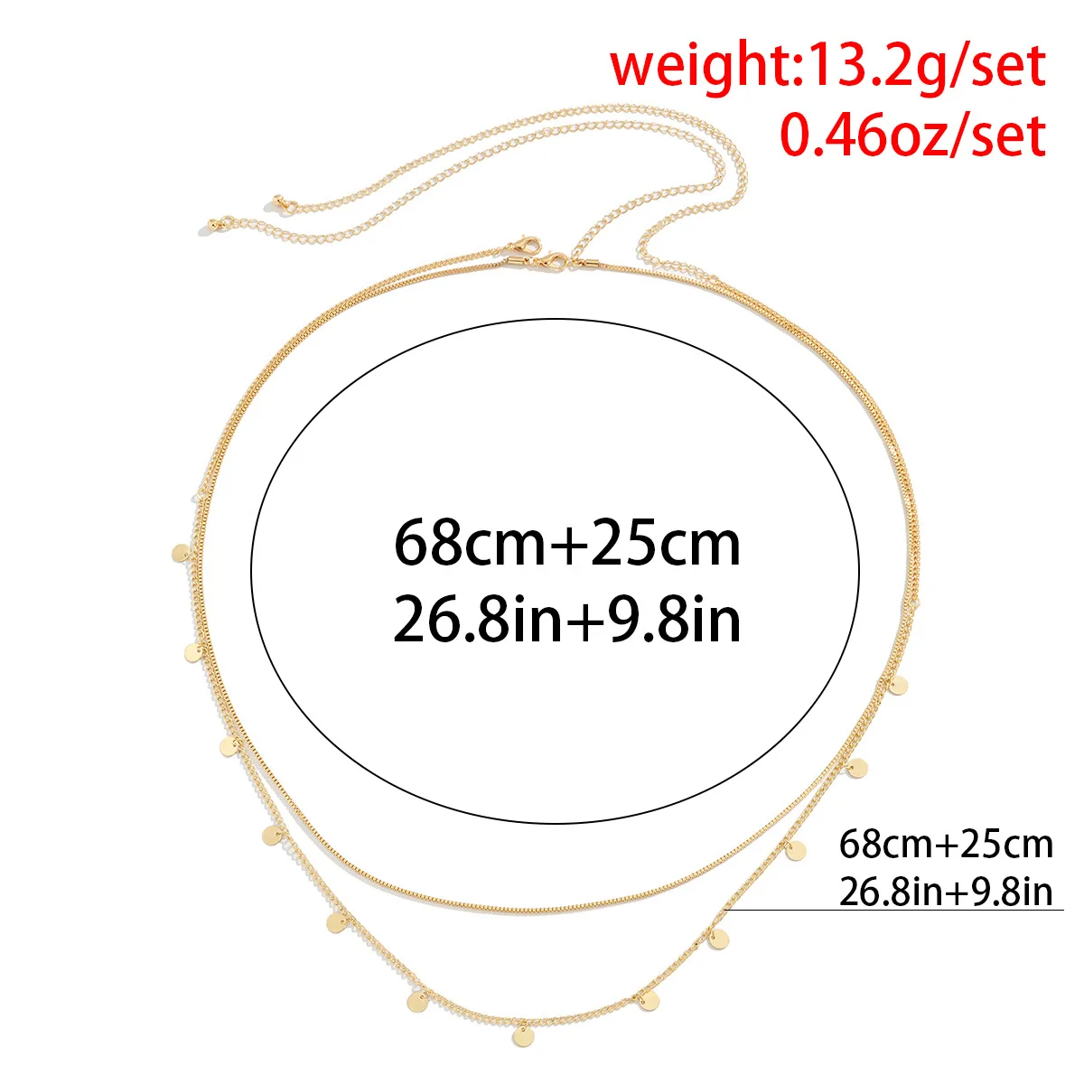 Boho Multilayer Summer Beach Waist Chain Women 2022 New Retro Creative Gold Color Round Sequin Pendant Body Fashion Jewelry