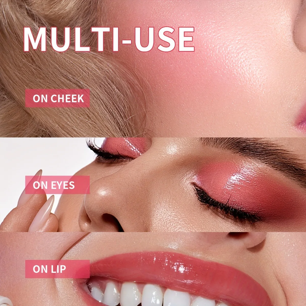 Fard in stick multiuso Fard liquido impermeabile naturale e duraturo facile da applicare Fard in crema per trucco