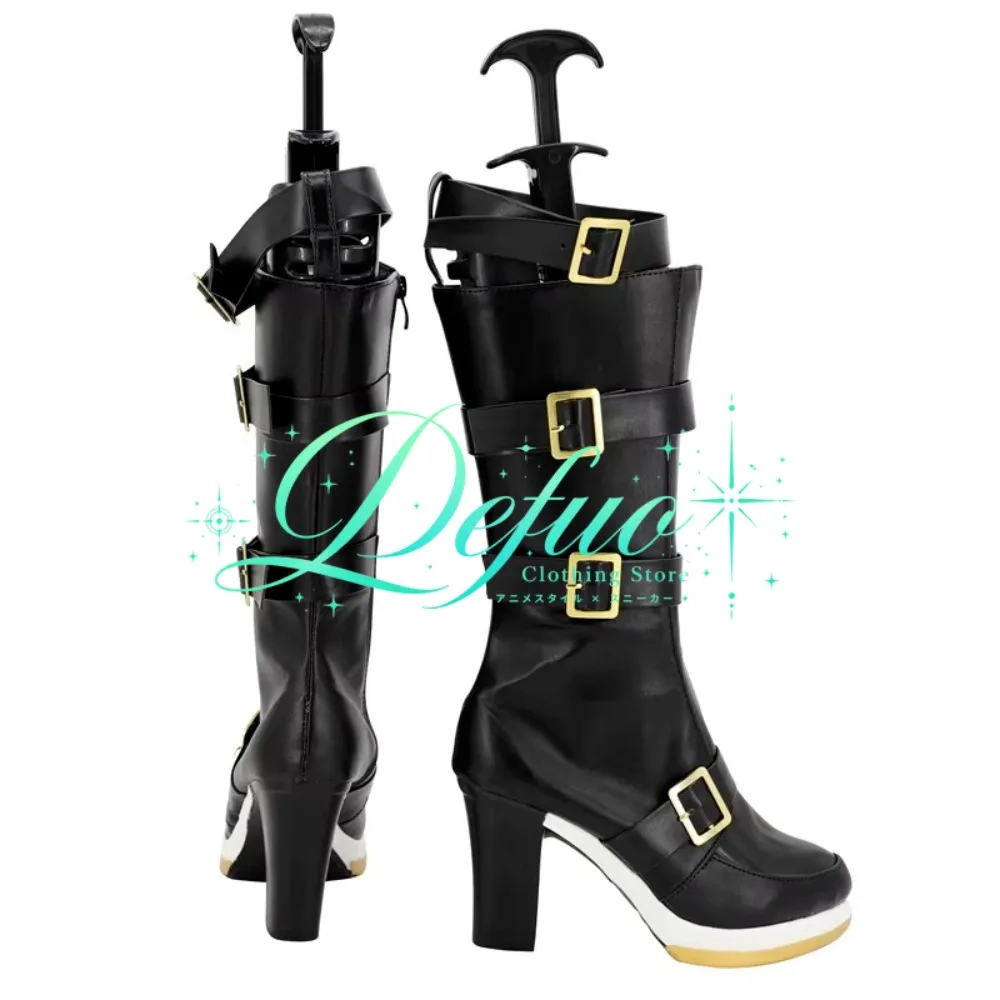 Game Tanino Gimlet Cosplay Boots Custom Made for Valentine Festival Anime Event and Studio Photo Shoot