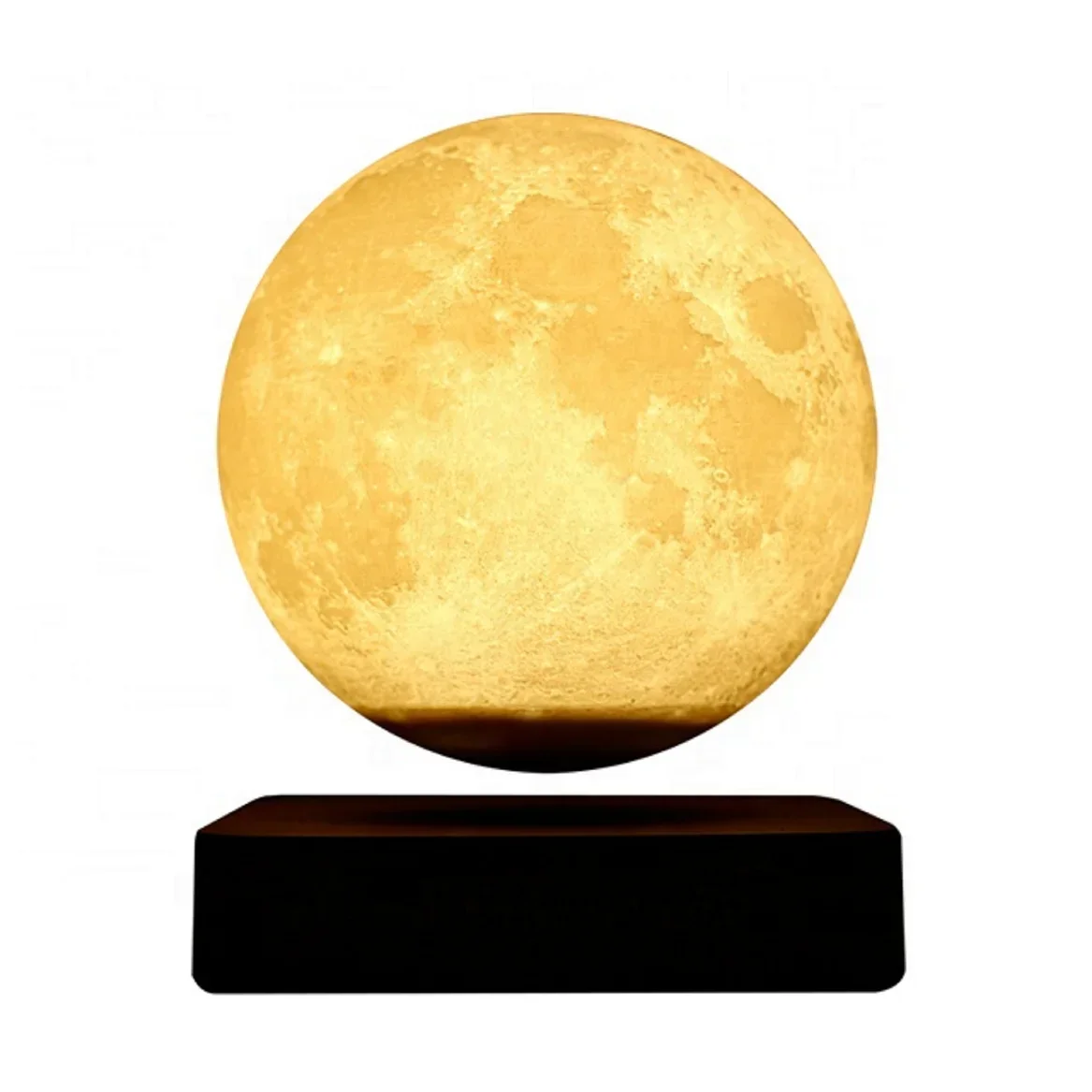 Levitating Moon Lamp Smart 3D Printed Moon with Rotating Light  Unique Room Display for Sustainable and Personalized Gifts