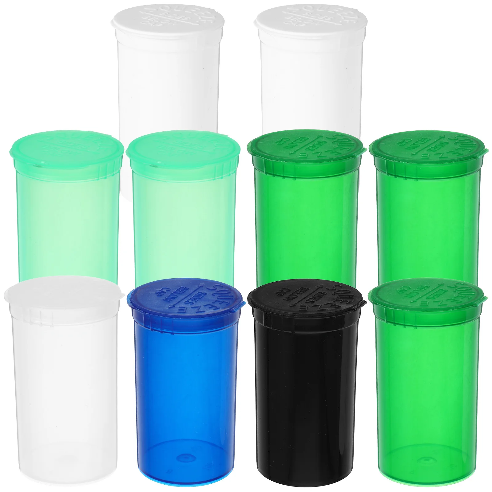 10 pezzi scatola per medicinali trasparente mini portapillole sigillato impermeabile esterno portatile piccolo contenitore per pillole portachiavi clip da viaggio